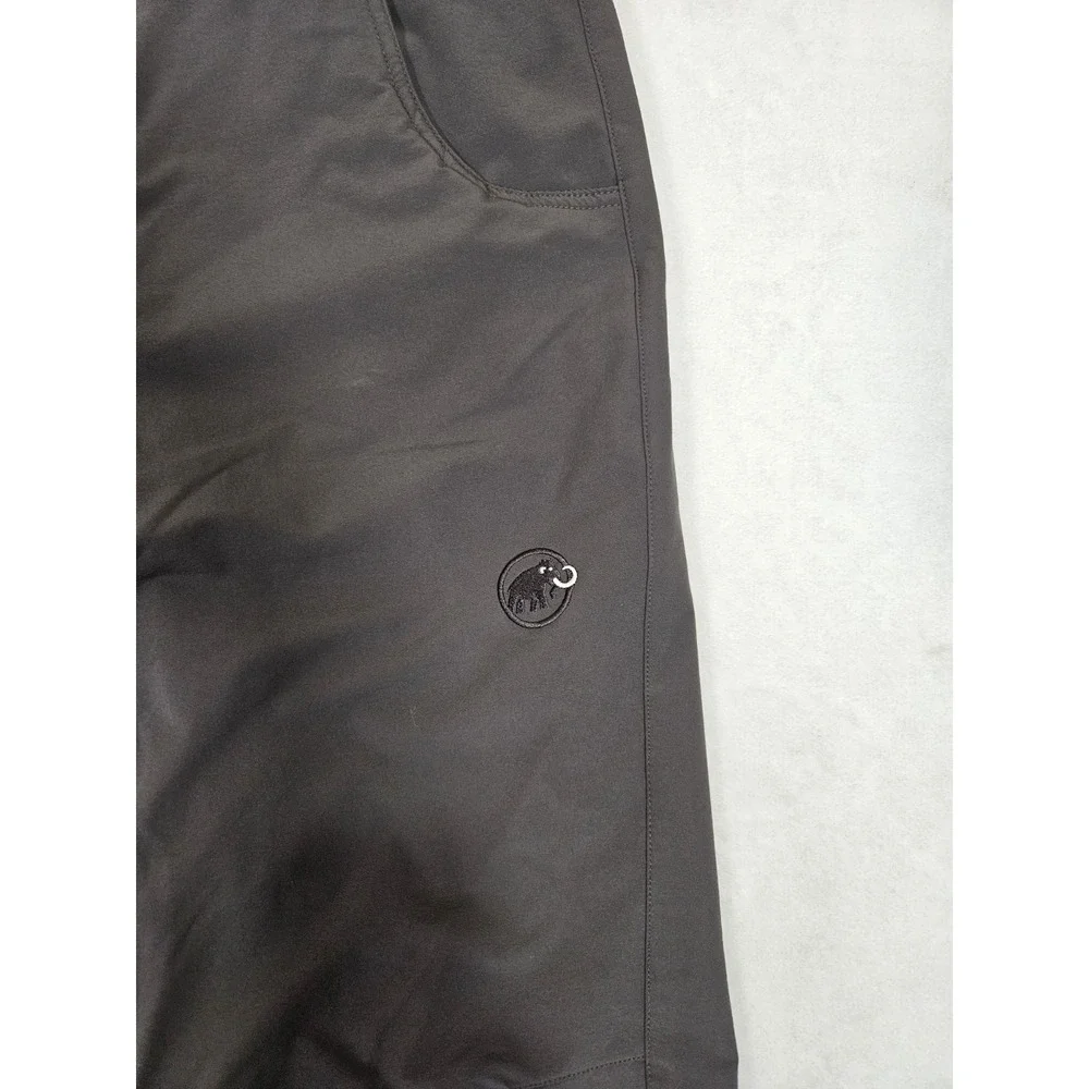 Mammut Pant Mens 37x28 Gray Cotton Straight Leg Climbing Hiking Gorpcore Stretch